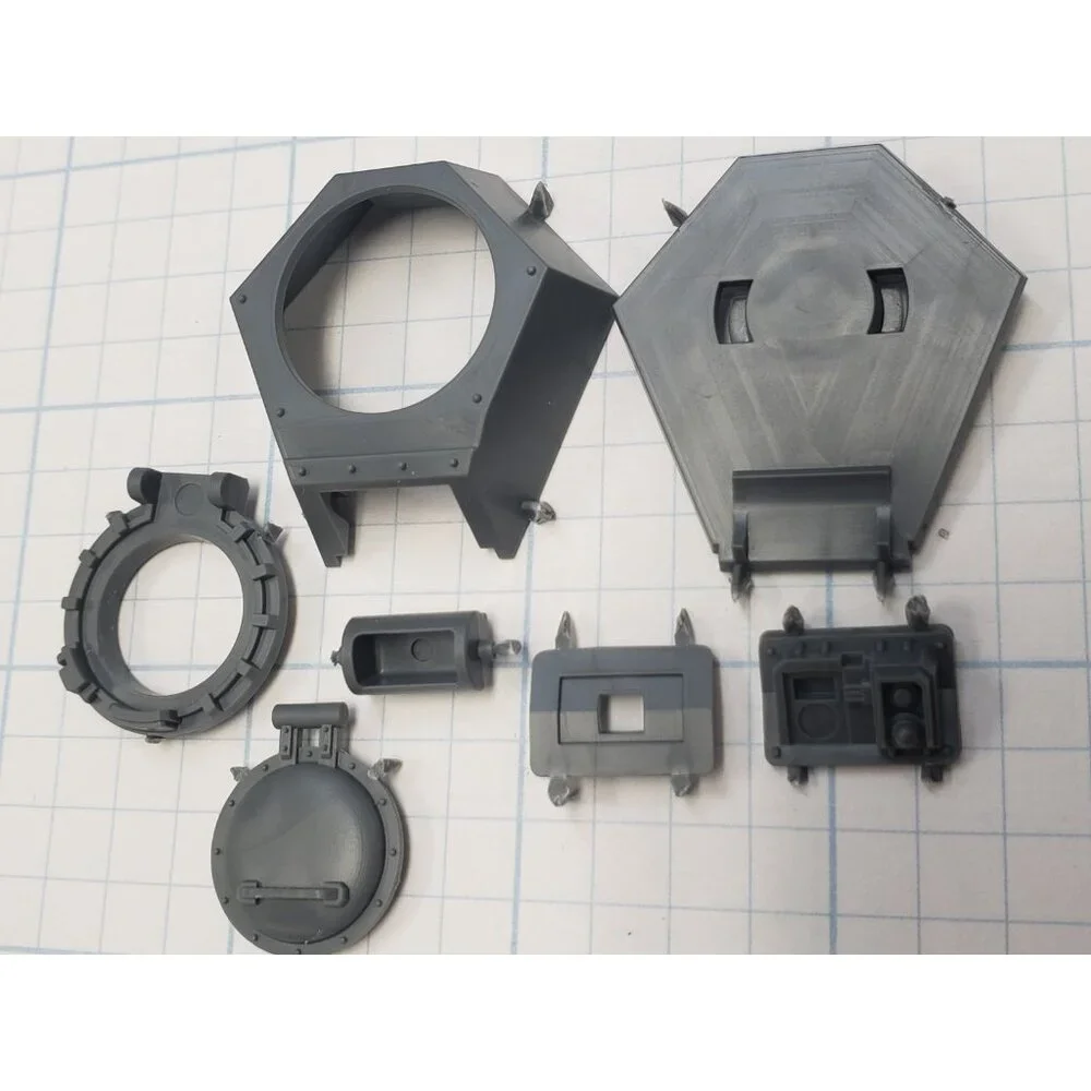 Warhammer 40k Astra Militarum Bits Chimera Tank Turret w Gun Mount Set - Picture 2 of 5